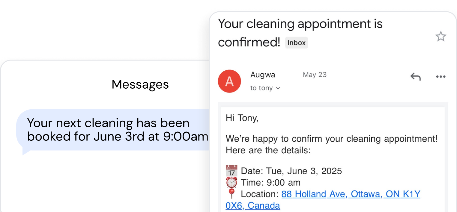 Automated appointment reminders